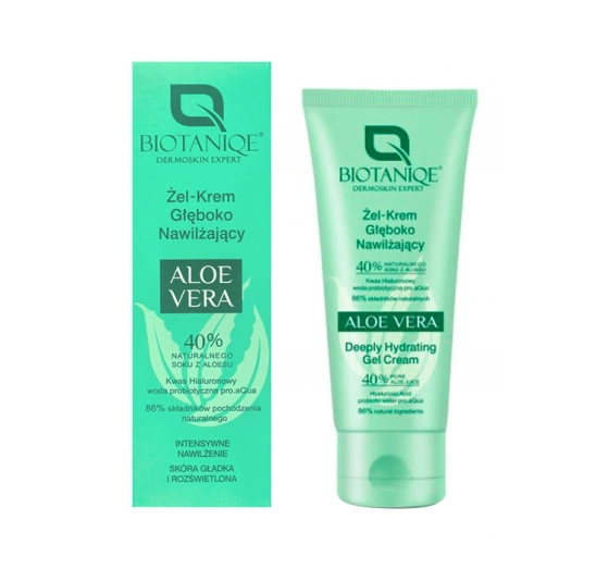 BIOTANIQE ALOE VERA ГЛУБОКО УВЛАЖНЯЮЩИЙ ГЕЛЬ-КРЕМ ДЛЯ ЛИЦА 50МЛ