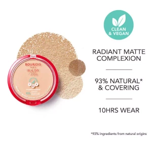 BOURJOIS HEALTHY MIX CLEAN МАТУЮЧА ПУДРА ДЛЯ ОБЛИЧЧЯ 02 VANILLA 10Г