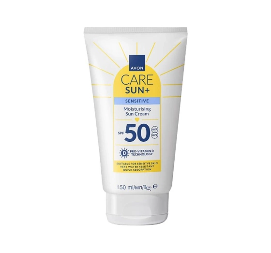 Avon Care Sun+ увлажняющий крем с УФ-фильтром SPF50 150 мл