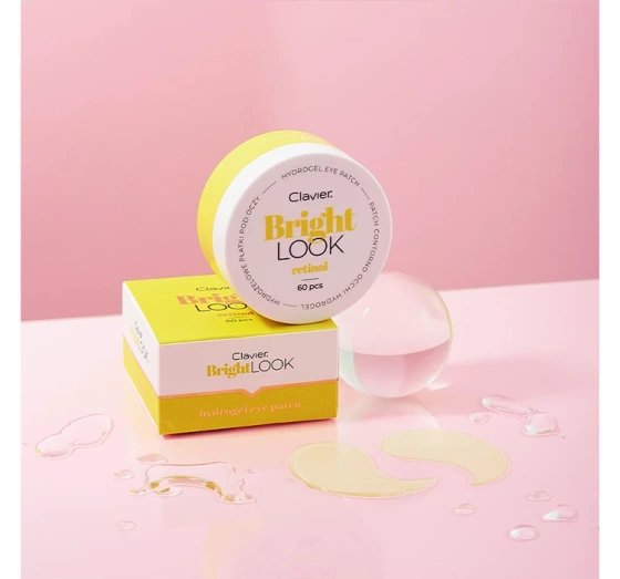 CLAVIER BRIGHT LOOK ГИДРОГЕЛЕВЫЕ ПАТЧИ ПОД ГЛАЗА RETINOL 60 ШТ