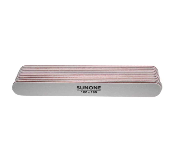 SUNONE ПРЯМА ПИЛКА ДЛЯ НІГТІВ 100/180 10 ШТ