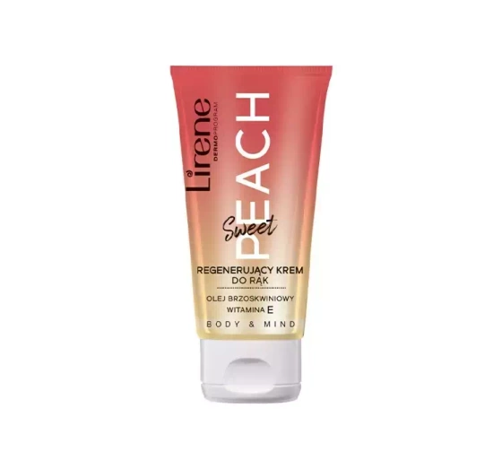 LIRENE BODY & MIND РЕГЕНЕРУЮЧИЙ КРЕМ ДЛЯ РУК SWEET PEACH 50МЛ