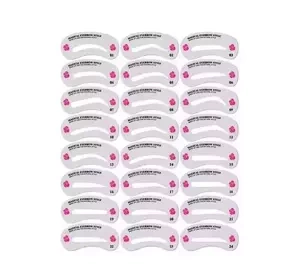 LASH BROW ШАБЛОН ДЛЯ БРОВЕЙ 24 ФОРМЫ