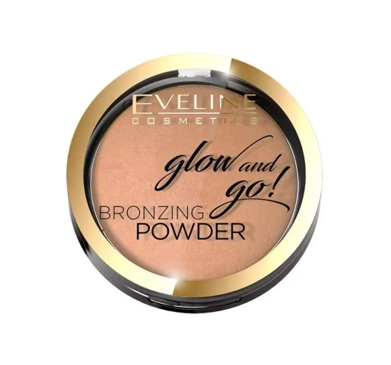 Нажмите на картинку, чтобы ее увеличить EVELINE GLOW&GO BRONZING POWDER БРОНЗИРУЮЩАЯ ЗАПЕЧЕННАЯ ПУДРА JAMAICA BAY 02 8,5Г