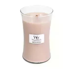 WOODWICK LARGE JAR CANDLE АРОМАТИЧНА СВІЧКА VANILLA & SEA SALT 610Г
