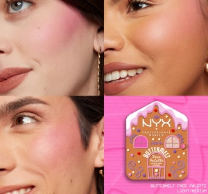 NYX Professional Makeup Buttermelt Face Palette Mulled And Merry палитра для контурирования лица Light/Medium 2 x 5 г