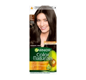 GARNIER COLOR NATURALS СТІЙКА ФАРБА ДЛЯ ВОЛОССЯ 3 ТЕМНО-КОРИЧНЕВИЙ