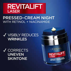 LOREAL REVITALIFT LASER RETINOL + NIACYNAMID КРЕМ ДЛЯ ОБЛИЧЧЯ 50МЛ
