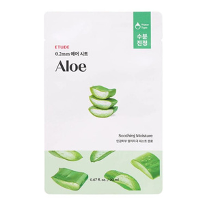 Etude House 0,2 мм Therapy Air Mask Aloe увлажняющая тканевая маска с экстрактом алоэ 20 мл