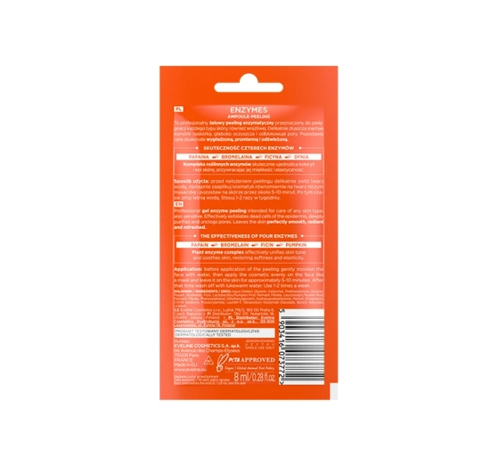 Eveline Cosmetics Face Therapy Professional Enzymes гелевий ензимний пілінг 8 мл