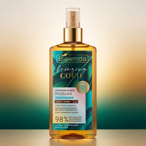 Bielenda Bronzing Coco кокосовый мист-автозагар 2 в 1 для лица и тела 150 мл