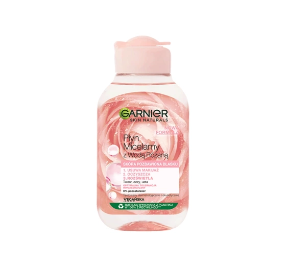 GARNIER SKIN NATURALS МИЦЕЛЛЯРНОЕ СРЕДСТВО С РОЗОВОЙ ВОДОЙ 100МЛ