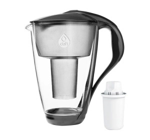 Dafi Crystal LED стеклянный фильтр-кувшин 2 l черный + фильтр Classic