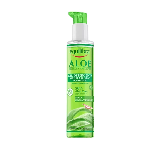 EQUILIBRA ALOE BELLEZA NATURALE ОЧИЩАЮЩИЙ МИЦЕЛЛЯРНЫЙ ГЕЛЬ С АЛОЭ 200МЛ