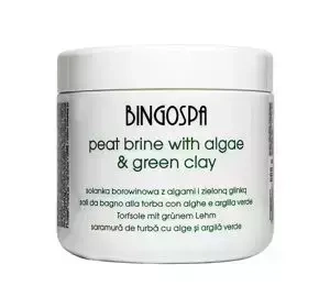 BINGOSPA МІНЕРАЛЬНИЙ ГРЯЗЬОВИЙ ЗАСІБ З ВОДОРОСТЯМИ І ЗЕЛЕНОЮ ГЛИНОЮ 600Г