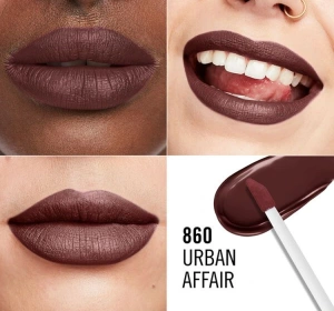 Rimmel Lasting Mega Matte рідка матова помада 860 Urban Affair 7,4мл