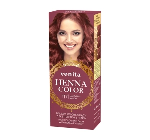 VENITA HENNA COLOR ТОНУЮЧИЙ БАЛЬЗАМ З ЕКСТРАКТОМ ХНИ 117 МАХАГОН 75МЛ