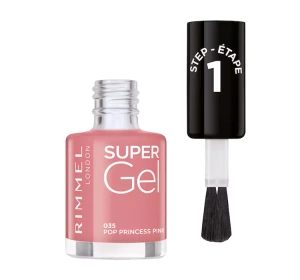 RIMMEL SUPER GEL ГЕЛЕВИЙ ЛАК ДЛЯ НІГТІВ 035 POP PRINCESS PINK 12МЛ