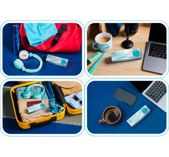 Acuvue Oasys 1-day with HydraLuxe контактні лінзи 30шт