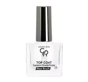 GOLDEN ROSE GEL LOOK TOP COAT ГЕЛЕВЫЙ ЗАКРЕПИТЕЛЬ ДЛЯ НОГТЕЙ 10,5МЛ