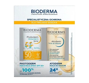 Bioderma набор дермокосметики для детей: спрей для детей 200 мл. + масло для ванной 200 мл.