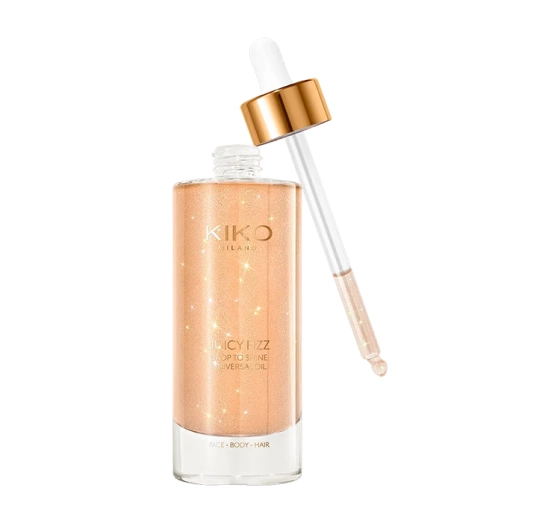KIKO Milano Juicy Fizz багатофункціональна сяюча олія для обличчя, тіла та волосся 100 мл