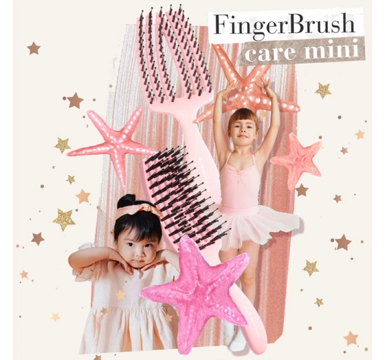OLIVIA GARDEN FINGERBRUSH CARE MINI KIDS ЩІТКА ДЛЯ ВОЛОССЯ PINK