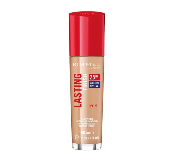 RIMMEL LASTING FINISH 25HR ТОНАЛЬНИЙ ЗАСІБ ДЛЯ ОБЛИЧЧЯ 160 VANILLA 30МЛ