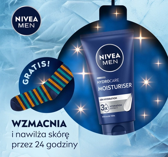 Нажмите на картинку, чтобы ее увеличить NIVEA MEN Feel Recharged Performance Set мужской набор косметических средств с носками