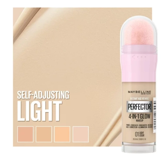 MAYBELLINE INSTANT ANTI AGE PERFECTOR 4IN1 ОСВЕТЛЯЮЩЕЕ ТОНАЛЬНОЕ СРЕДСТВО 01 LIGHT 20МЛ