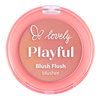 Lovely Playful Blush Flush кремово-пудровые румяна 02 Poppy 7 г