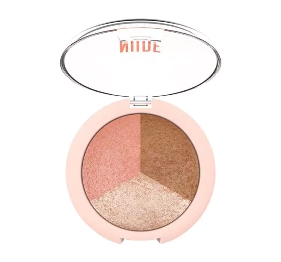 GOLDEN ROSE NUDE LOOK ПРЕСОВАНЕ ТРІО ДЛЯ ОБЛИЧЧЯ 19,5Г