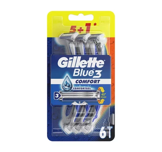 GILLETTE BLUE 3 COMFORT ОДНОРАЗОВА БРИТВА 6 ШТУК