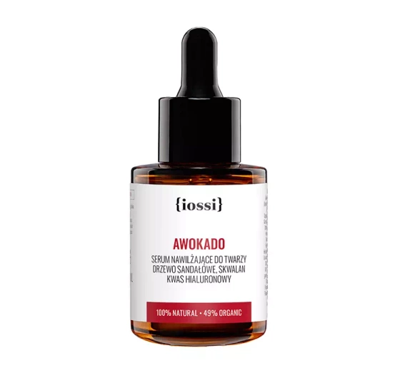 Нажмите на картинку, чтобы ее увеличить IOSSI УВЛАЖНЯЮЩАЯ СЫВОРОТКА ДЛЯ ЛИЦА С АВОКАДО, САНДАЛОВЫМ ДЕРЕВОМ И ГИАЛУРОНОВОЙ КИСЛОТОЙ 30МЛ