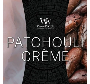 Woodwick Large Jar Candle ароматична свічка Patchouli Creme 610 г