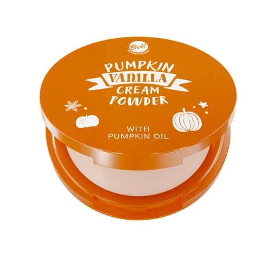 Bell Pumpkin Vanilla Cream Powder фіксуюча пудра для макіяжу з гарбузовою олією 01 Spicy Vanilla 10,5 г