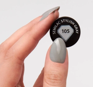 SEMILAC ГЕЛЬ-ЛАК UV STYLISH GRAY 105