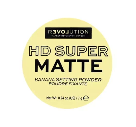 RELOVE HD SUPER MATTE BANANA ФІКСУЮЧА ПУДРА 7Г