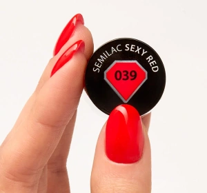 SEMILAC ГЕЛЬ-ЛАК UV HYBRID SEXY RED 039