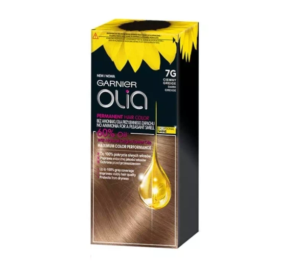 GARNIER OLIA СТОЙКАЯ КРАСКА ДЛЯ ВОЛОС БЕЗ АММИАКА 7G DARK GREIGE