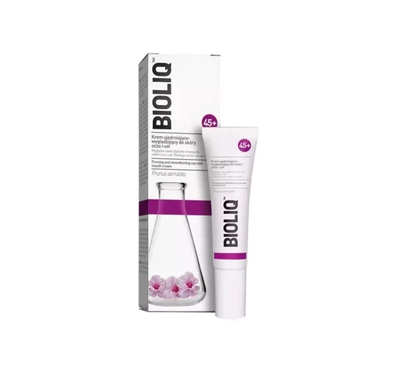 BIOLIQ 45+ УКРЕПЛЯЮЩЕ-РАЗГЛАЖИВАЮЩИЙ КРЕМ ДЛЯ КОЖИ ГУБ И ГЛАЗ 15ML