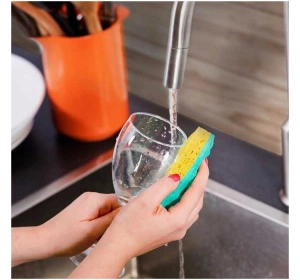 Vileda Glitzi Always Clean кухонна губка з віскози 2 штуки