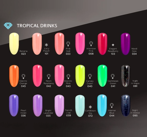 SEMILAC ГЕЛЬ-ЛАК UV NEON RASPBERRY 042