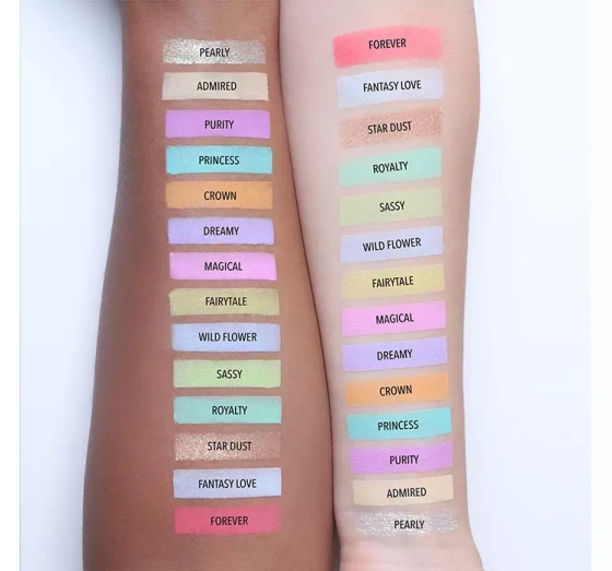 MOIRA EXOTIC ПАЛИТРА ТЕНЕЙ ДЛЯ ВЕК LIKE A PRINCESS 18,4Г