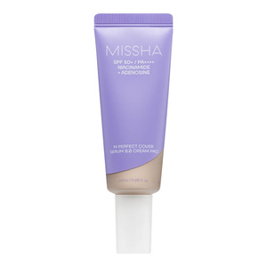 Missha M Perfect Cover Serum BB Cream Pro — BB-крем із сироваткою, SPF50+ PA++++, відтінок 21 Light Beige, 20 мл