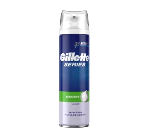 GILLETTE SERIES 3X ПЕНА ДЛЯ БРИТЬЯ С АЛОЭ ДЛЯ ЧУВСТВИТЕЛЬНОЙ КОЖИ 250МЛ