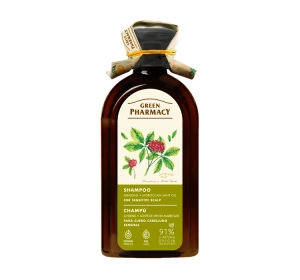 GREEN PHARMACY ШАМПУНЬ ЖЕНЬШЕНЬ КОМБИНИРОВАННЫЕ ВОЛОСЫ