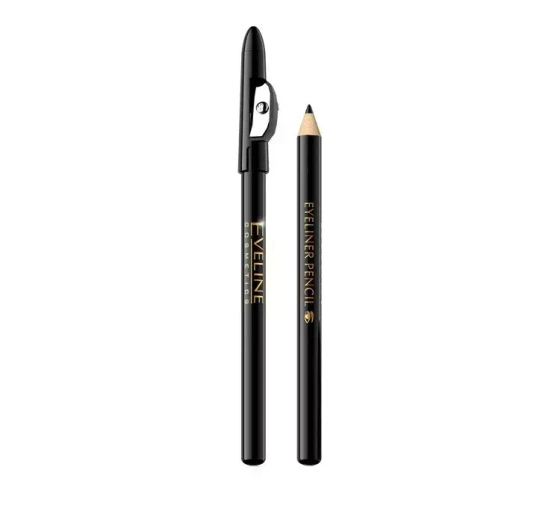 EVELINE PENCIL КАРАНДАШ ДЛЯ ГЛАЗ С ТОЧИЛКОЙ BLACK