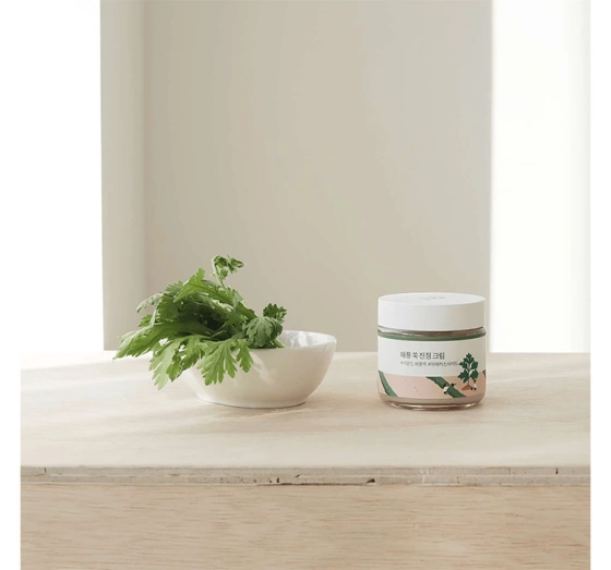Нажмите на картинку, чтобы ее увеличить Round LAB Mugwort успокаивающий крем для лица 80 мл