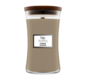 WOODWICK LARGE JAR CANDLE АРОМАТИЧНА СВІЧКА CASHMERE 610Г